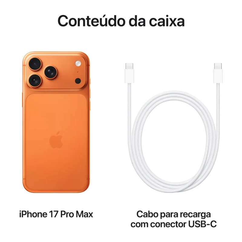 iPhone 17 Pro Max 512GB - Laranja-cósmico - Imagem 3